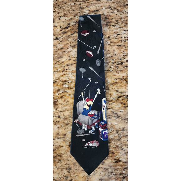 Mens‎ Novelties Tie Sports Fan - Picture 1 of 3